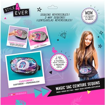 Kit créatif Style For Ever Magic' Sac Ceinture Sequins