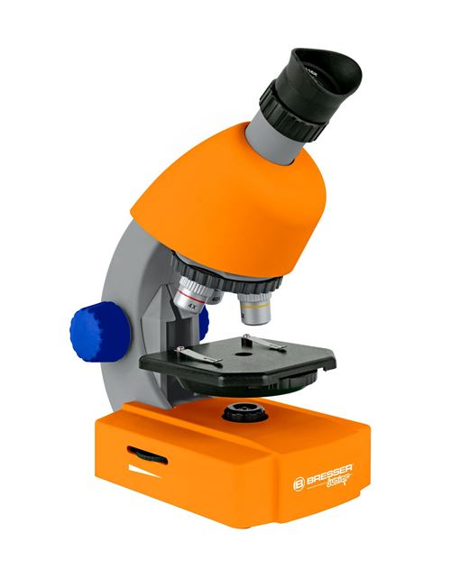 Jeu scientifique Bresser Microscope Junior 40X-640X Orange