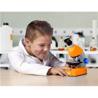 Jeu scientifique Bresser Microscope Junior 40X-640X Orange