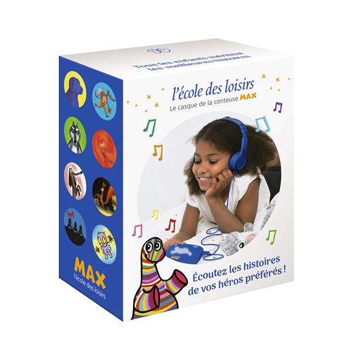 Casque Audio L'École Des Loisirs Pour Boîte À Histoires Max Bleu