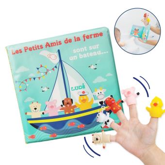 Livre de bain Ludi Les petits amis de la ferme avec puppets - 1