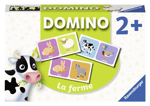 Jeu Éducatif Domino La Ferme Ravensburger La Boîte - vue 2