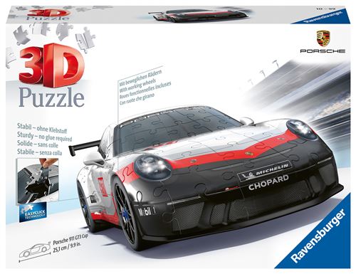 Puzzle 3D Ravensburger Porsche 911 GT3 Cup
