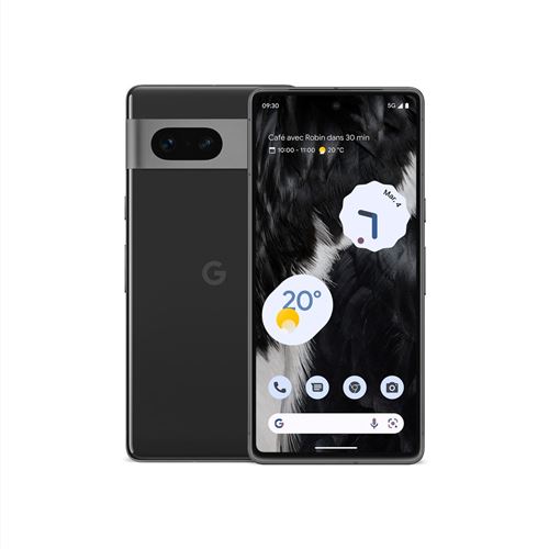 Smartphone Google Pixel 7 6.3"" 5G Double SIM 256 Go Noir Volcanique État correct - Google reconditionné disponible sur Fnac
