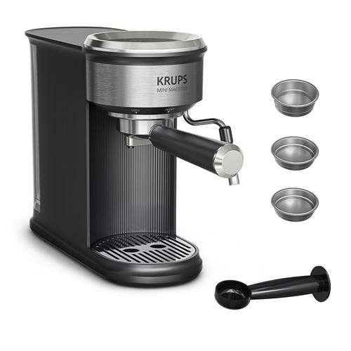 Krups Noir Et Inox Machine À Expresso Mini Maestro Xp350de0 Noir