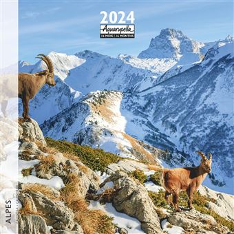 Calendrier Pictura 2024 30 x 30 cm Alpes