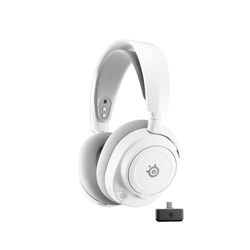 Casque gaming sans fil SteelSeries Arctis Nova 7P Wireless Gen 2 Blanc pour Playstation