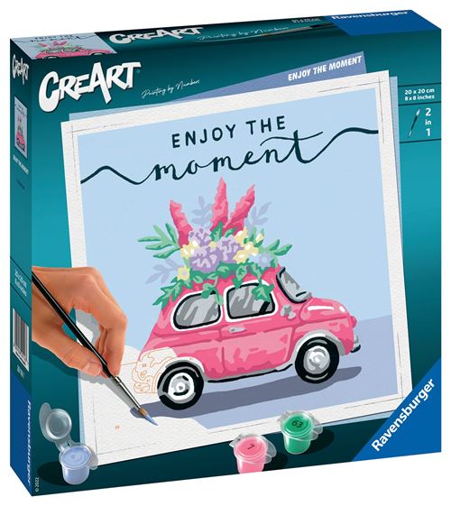 Peinture Ravensburger Creart Carré Enjoy The Moment