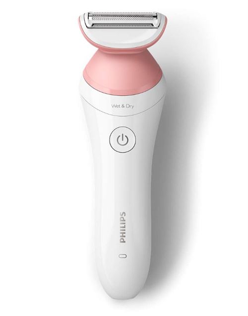 Rasoir Pour Femme Philips Série 6000 Brl146/00 Blanc Et Rose