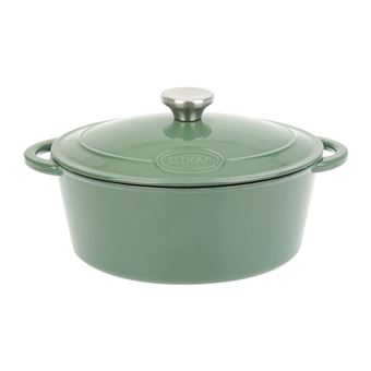 Cocotte ovale Sitram Tradifonte 714135 Vert