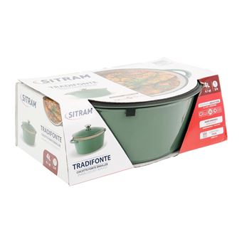 Cocotte ovale Sitram Tradifonte 714135 Vert