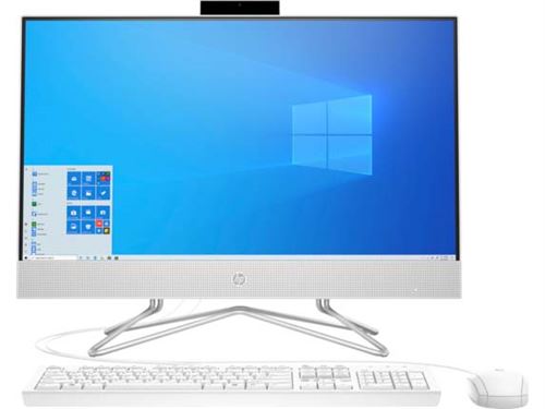 PC Tout en un HP 24-Df1001nf 23.8 Intel Core i3 8 Go RAM 1 To SATA Blanc neige
