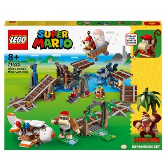 LEGO® Super Mario 71425 Ensemble d'extension Course de chariot de mine de Diddy Kong