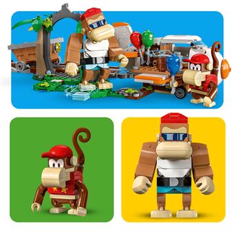 LEGO® Super Mario 71425 Ensemble d'extension Course de chariot de mine de Diddy Kong