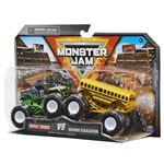 Pack de 2 véhicules Monster Jam Die Cast Modèle aléatoire