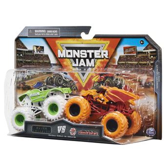 Pack de 2 véhicules Monster Jam Die Cast Modèle aléatoire