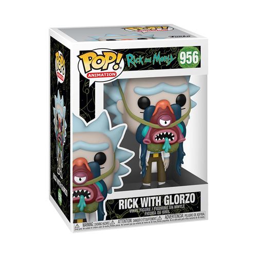 Figurine Funko Pop Animation Rick and Morty Rick with Glorzo