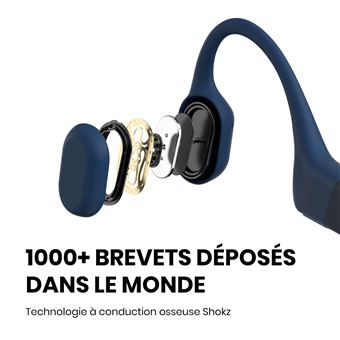 Ecouteurs GENERIQUE Casque de natation à conduction osseuse casque  bluetooth5. 0 sans fil mains libres - noir