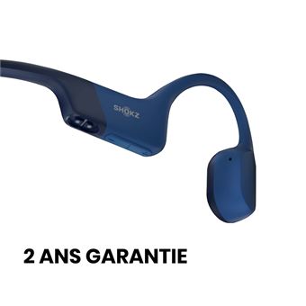 Casque audio sans fil Bluetooth Shokz OpenRun Mini avec réduction du bruit Bleu