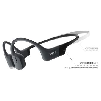 Casque audio sans fil Bluetooth Shokz OpenRun Mini avec réduction du bruit Bleu