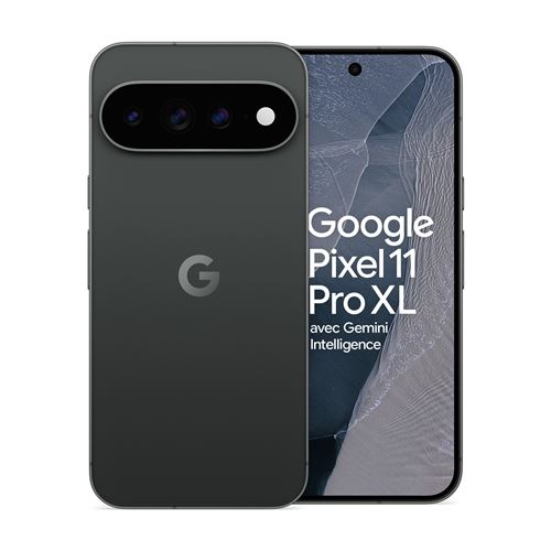 Smartphone Google Pixel 11 Pro XL 6.73 OLED 5G Double SIM 256 Go Noir Volcanique