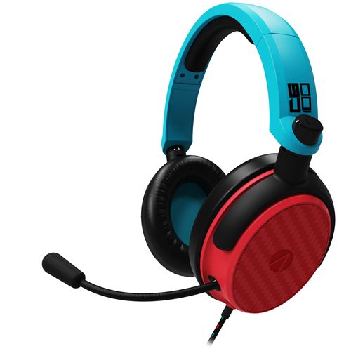 Casque Gaming filaire pour Nintendo Switch Stealth C6-100 Bleu et rouge