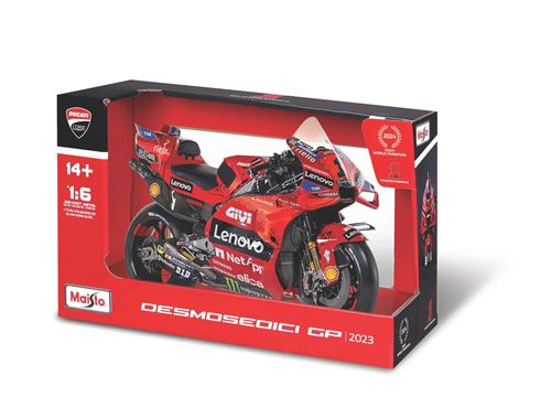Véhicule Maisto Moto Ducati Lenovo 2024 1 Bagnaia 1/6 - Maisto