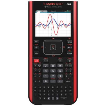 Calculatrice graphique Texas Instruments TI-Nspire CX II-T CAS Noir et  Rouge - Calculatrice - Achat & prix