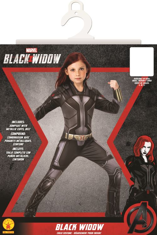 Déguisement Classique Black Widow Fille 3/4 Ans Noir I-702134l 3/4 ANS - I-702134L