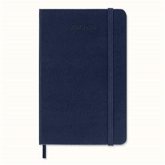 Agenda civil semainier Moleskine Format de poche Dure Bleu Saphir - 1