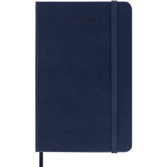 Agenda civil semainier Moleskine Format de poche Dure Bleu Saphir