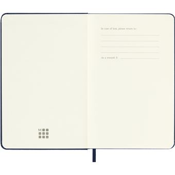 Agenda civil semainier Moleskine Format de poche Dure Bleu Saphir