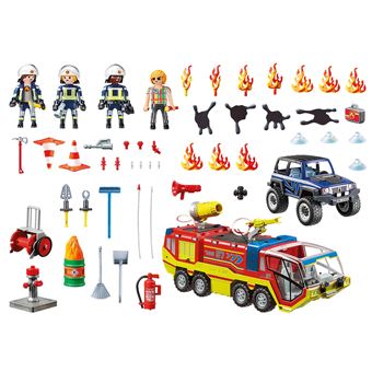 Playmobil City Action 70557 Camion de pompiers et véhicule enflammé -  Playmobil - Achat & prix