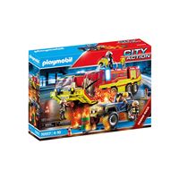Playmobil - PLAYMOBIL 9465 City Action - Pompier avec véhicule et