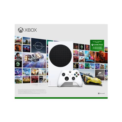 Console Xbox Séries S Blanc + Game Pass Ultimate 3