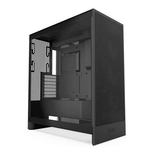 Boitier PC NZXT H7 FLOW moyen tour noir avec panneau latéral verre trempé