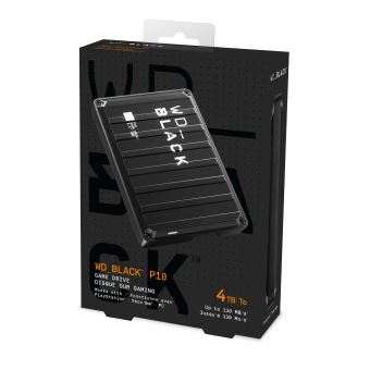 Disque dur externe Gaming WD_BLACK P10 Game Drive 4 To