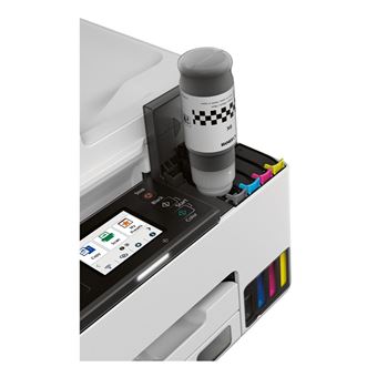 Canon MAXIFY GX2050 - Imprimante multifonctions - couleur - jet d'encre - rechargeable - Legal (216 x 356 mm)/A4 (210 x 297 mm) (original) - A4/Legal (support) - jusqu'à 15 ipm (impression) - 250 feuilles - 33.6 Kbits/s - USB 2.0, Wi-Fi(ac), LAN