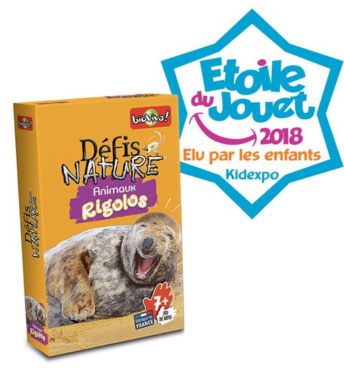 Jeu de société Bioviva Animaux rigolos défis nature