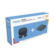 Pack Ecouteurs sans fil Bluetooth Samsung Galaxy Buds2 Pro avec réducteur de bruit Anthracite + Chargeur rapide sans fil 15 Watts Gris foncé