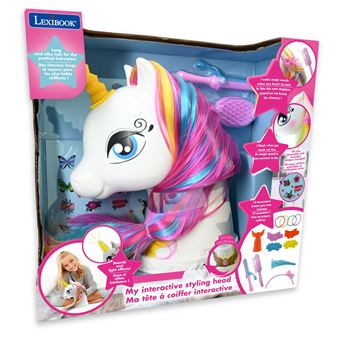 Jeu cr atif Lexibook T te coiffer Licorne effets sonores et lumineux