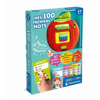 Jeu éducatif Clementoni Mes 100 premiers mots bilingues - 1