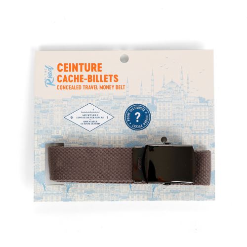 Ceinture Cache Billets Beige Ceinture de voyage Equipements de sport fnac