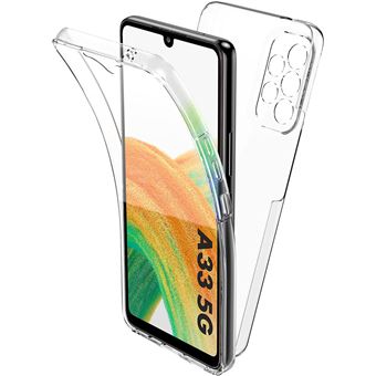 Pack coque souple + verre trempé 2,5D pour Samsung Galaxy A33