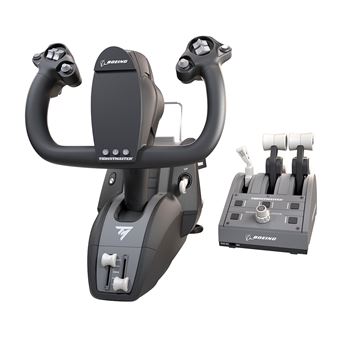 Gouvernail Pendulaire et Commandes des Gaz Thrustmaster TCA Yoke Pack Boeing Edition Xbox et PC