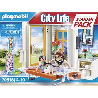 Playmobil City Life 70818 Starter Pack Cabinet de pédiatre