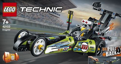 Acheter LEGO® Technic™ 42103 Le dragster État correct - 24,56 € LEGO® Technic™ 42103 Le dragster État correct - LEGO Technic reconditionné disponible sur Fnac