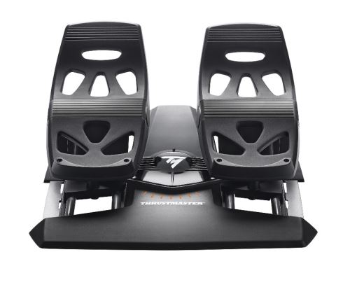 Pédalier Thrustmaster T.Flight Rudder Noir pour Volant PC et PS4
