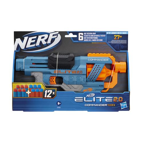 Nerf Elite 2.0 Commander Rd-6 Avec 12 Fléchettes Nerf