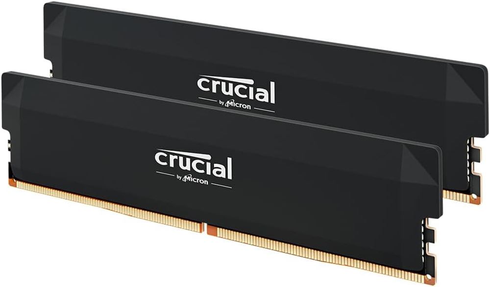 Barrette mémoire RAM Crucial Pro 32 Go (Kit de 2 x 16 Go) DDR5 6000 Mhz ...